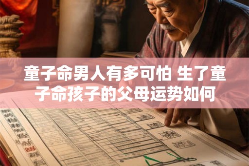 童子命男人有多可怕 生了童子命孩子的父母运势如何 童子命男人有多可怕 生了童子命孩子的父母运势如何