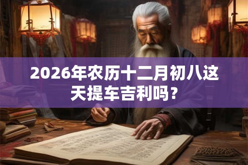 2026年农历十二月初八这天提车吉利吗? 2026年农历十二月初八这天提车吉利吗?