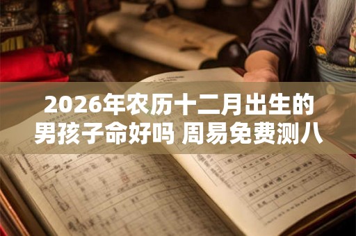 2026年农历十二月出生的男孩子命好吗 周易免费测八字 2026年农历十二月出生的男孩子命好吗 周易免费测八字