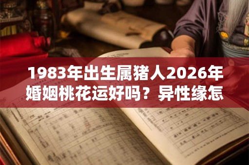1983年出生属猪人2026年婚姻桃花运好吗？异性缘怎么样？
