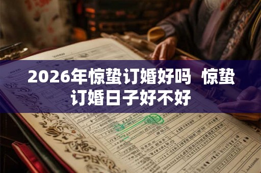 2026年惊蛰订婚好吗 惊蛰订婚日子好不好 2026年惊蛰订婚好吗 惊蛰订婚日子好不好