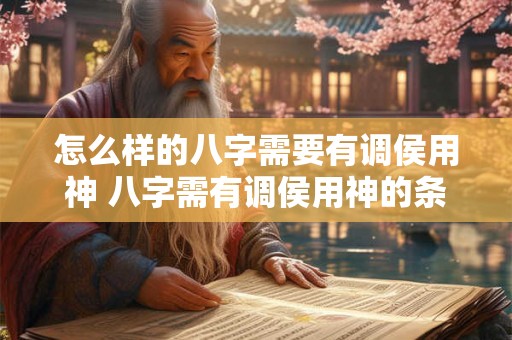 怎么样的八字需要有调侯用神 八字需有调侯用神的条件
