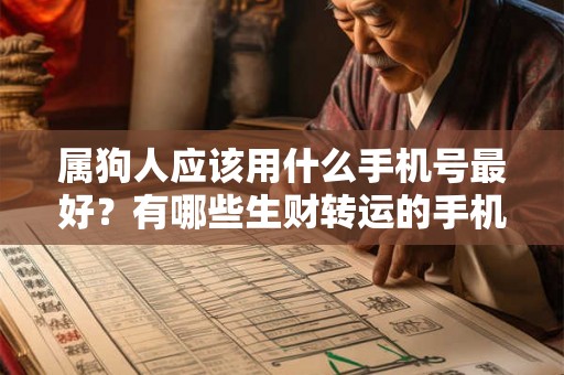 属狗人应该用什么手机号最好？有哪些生财转运的手机数组？