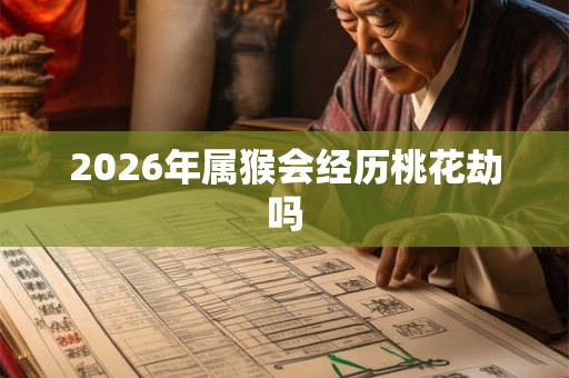 2026年属猴会经历桃花劫吗