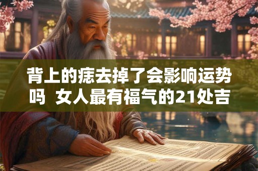 背上的痣去掉了会影响运势吗  女人最有福气的21处吉痣