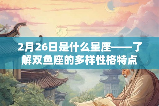 2月26日是什么星座——了解双鱼座的多样性格特点 2月26日是什么星座——了解双鱼座的多样性格特点