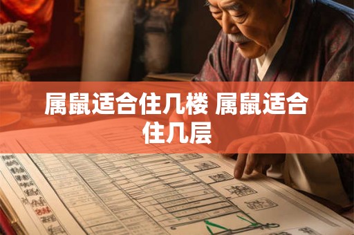 属鼠适合住几楼 属鼠适合住几层