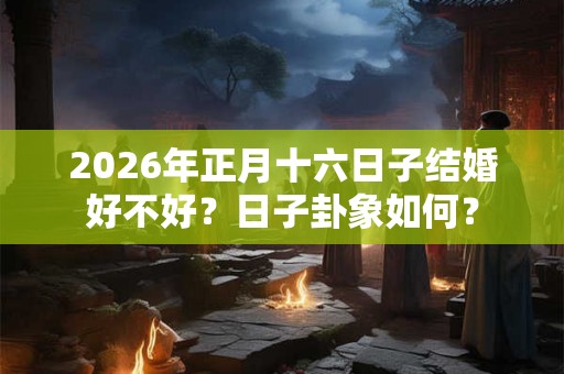 2026年正月十六日子结婚好不好?日子卦象如何? 2026年正月十六日子结婚好不好?日子卦象如何?