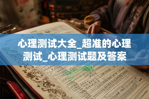 心理测试大全_超准的心理测试_心理测试题及答案 心理测试大全_超准的心理测试_心理测试题及答案