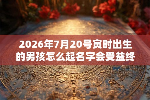 2026年7月20号寅时出生的男孩怎么起名字会受益终生