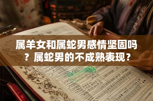 属羊女和属蛇男感情坚固吗？属蛇男的不成熟表现？
