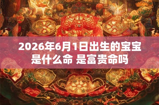 2026年6月1日出生的宝宝是什么命 是富贵命吗