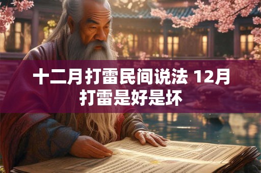 十二月打雷民间说法 12月打雷是好是坏