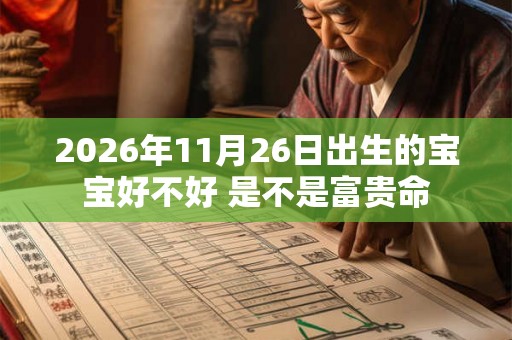 2026年11月26日出生的宝宝好不好 是不是富贵命