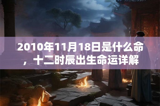 2010年11月18日是什么命,十二时辰出生命运详解 2010年11月18日是什么命,十二时辰出生命运详解