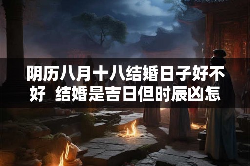 阴历八月十八结婚日子好不好  结婚是吉日但时辰凶怎么办