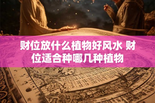 财位放什么植物好风水 财位适合种哪几种植物