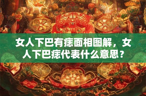 女人下巴有痣面相图解，女人下巴痣代表什么意思？