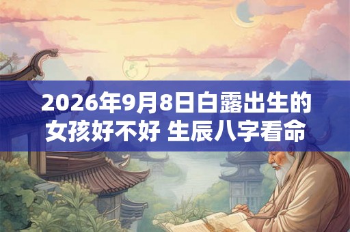 2026年9月8日白露出生的女孩好不好 生辰八字看命 2026年9月8日白露出生的女孩好不好 生辰八字看命