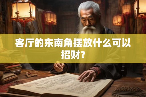 客厅的东南角摆放什么可以招财？