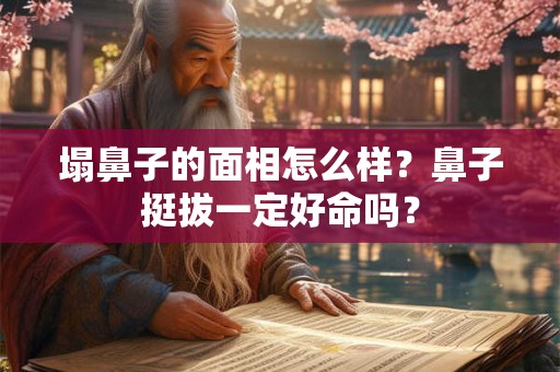 塌鼻子的面相怎么样？鼻子挺拔一定好命吗？
