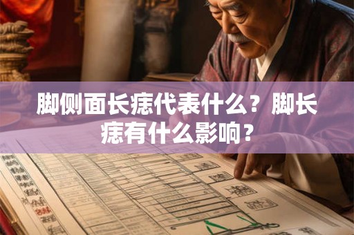脚侧面长痣代表什么？脚长痣有什么影响？