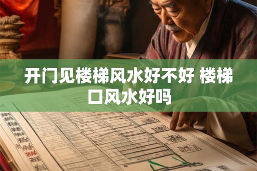 开门见楼梯风水好不好 楼梯口风水好吗