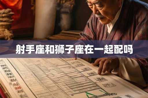 射手座和狮子座在一起配吗