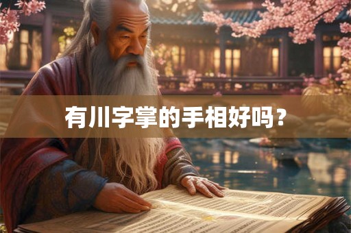 有川字掌的手相好吗？
