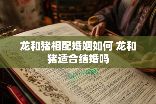 龙和猪相配婚姻如何 龙和猪适合结婚吗 龙和猪相配婚姻如何 龙和猪适合结婚吗