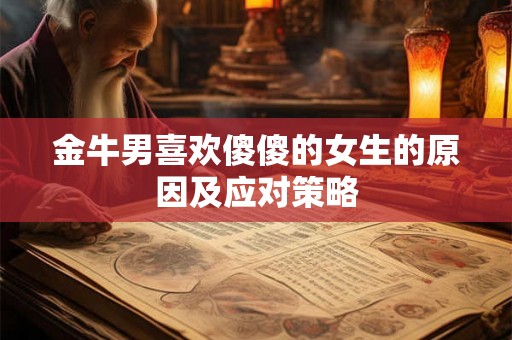 金牛男喜欢傻傻的女生的原因及应对策略