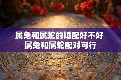 属兔和属蛇的婚配好不好 属兔和属蛇配对可行