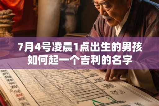 7月4号凌晨1点出生的男孩如何起一个吉利的名字 7月4号凌晨1点出生的男孩如何起一个吉利的名字