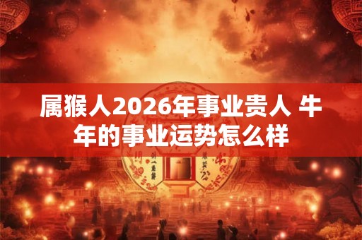 属猴人2026年事业贵人 牛年的事业运势怎么样 属猴人2026年事业贵人 牛年的事业运势怎么样