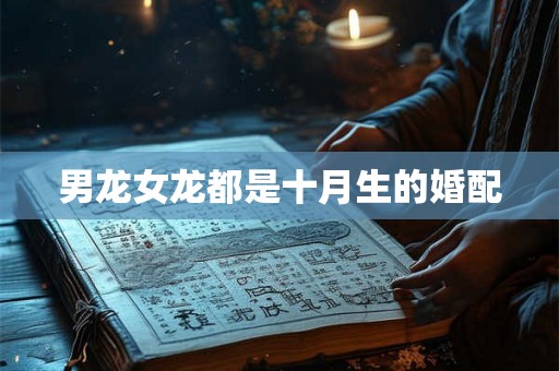 男龙女龙都是十月生的婚配 男龙女龙都是十月生的婚配