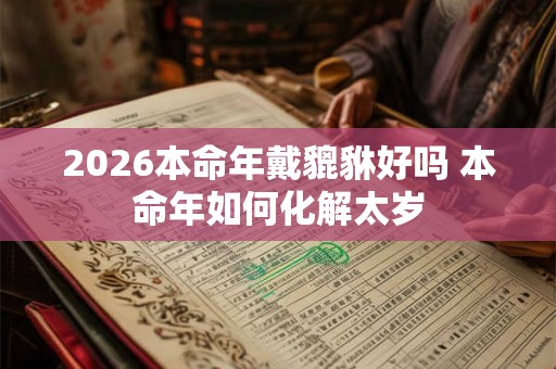 2026本命年戴貔貅好吗 本命年如何化解太岁 2026本命年戴貔貅好吗 本命年如何化解太岁