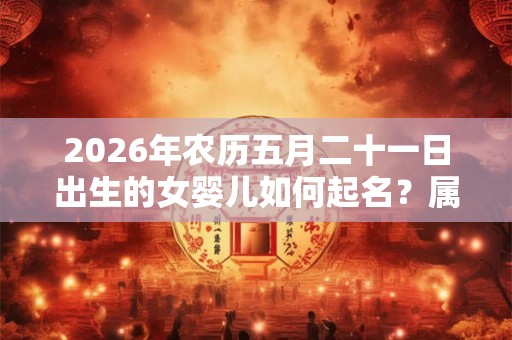 2026年农历五月二十一日出生的女婴儿如何起名？属虎女宝宝取名大全