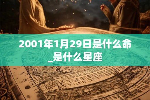 2001年1月29日是什么命_是什么星座 2001年1月29日是什么命_是什么星座