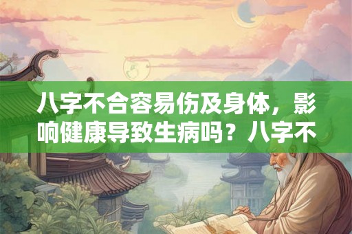八字不合容易伤及身体，影响健康导致生病吗？八字不合怎么看？