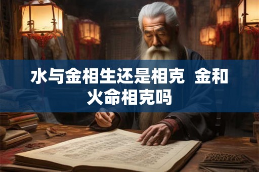 水与金相生还是相克 金和火命相克吗 水与金相生还是相克 金和火命相克吗