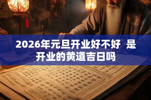 2026年元旦开业好不好  是开业的黄道吉日吗