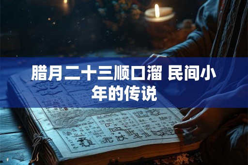 腊月二十三顺口溜 民间小年的传说