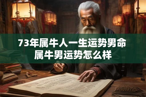 73年属牛人一生运势男命 属牛男运势怎么样 73年属牛人一生运势男命 属牛男运势怎么样