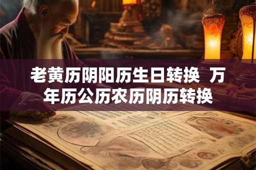 老黄历阴阳历生日转换  万年历公历农历阴历转换