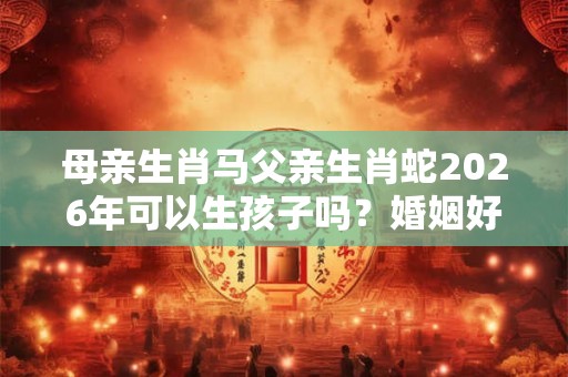 母亲生肖马父亲生肖蛇2026年可以生孩子吗？婚姻好不好？