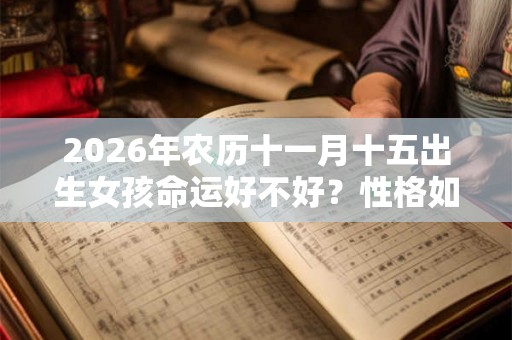 2026年农历十一月十五出生女孩命运好不好？性格如何？