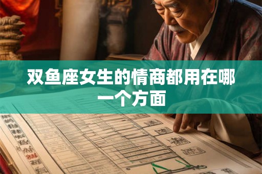 双鱼座女生的情商都用在哪一个方面 双鱼座女生的情商都用在哪一个方面