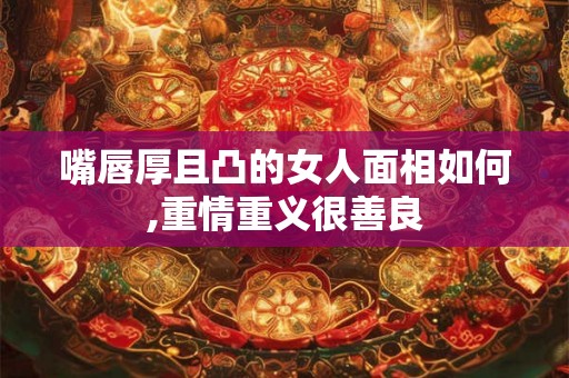 嘴唇厚且凸的女人面相如何,重情重义很善良 嘴唇厚且凸的女人面相如何,重情重义很善良