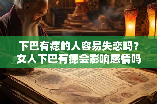 下巴有痣的人容易失恋吗？女人下巴有痣会影响感情吗？