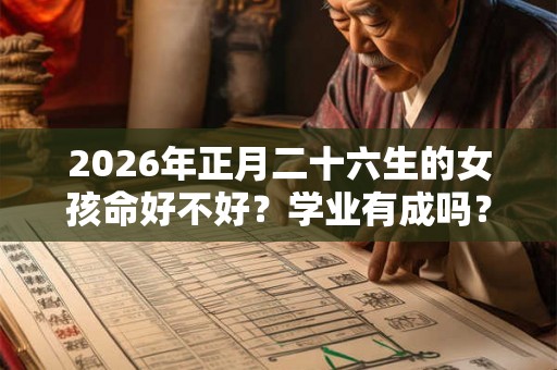 2026年正月二十六生的女孩命好不好？学业有成吗？